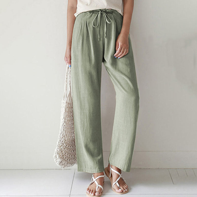 Leah | Comfortable Drawstring Trousers