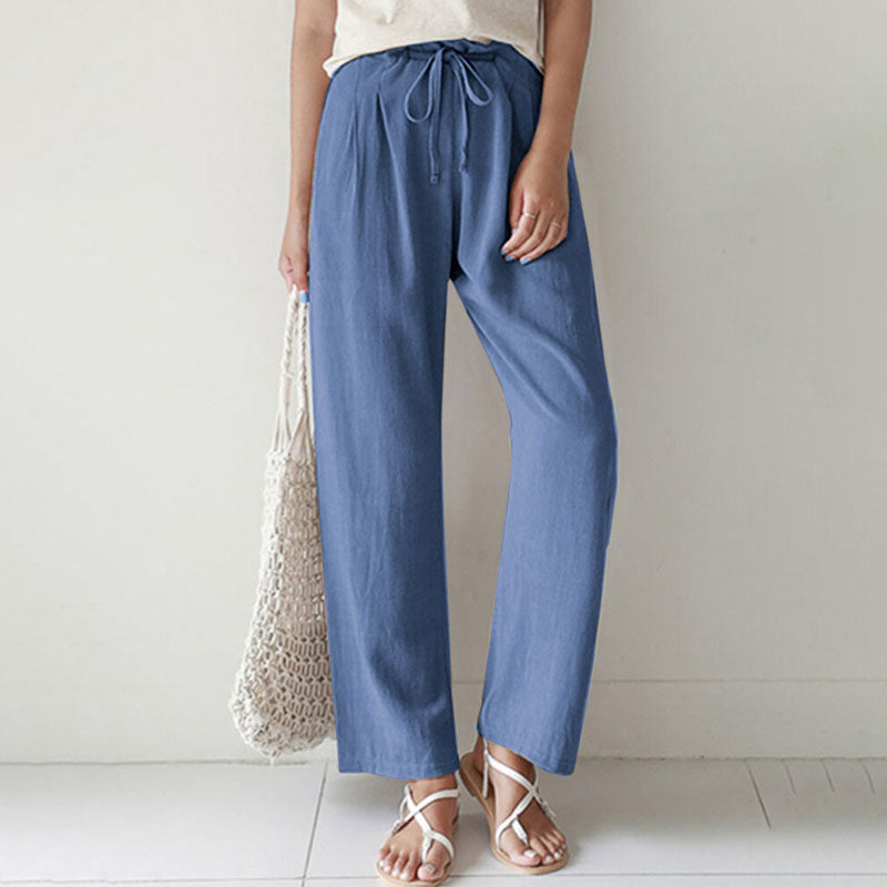 Leah | Comfortable Drawstring Trousers