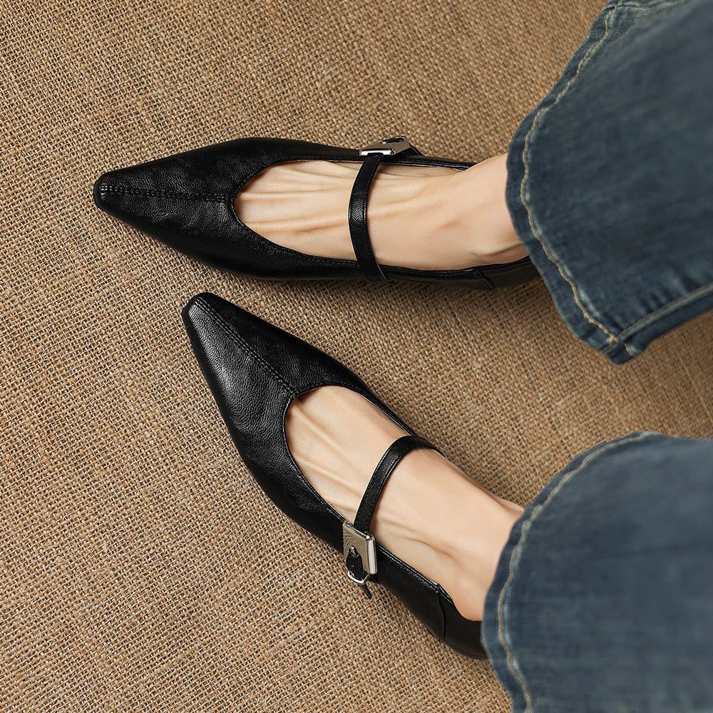 Tamsin | Pointed-Toe Mary Jane Shoe