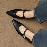Tamsin | Pointed-Toe Mary Jane Shoe