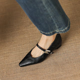 Tamsin | Pointed-Toe Mary Jane Shoe
