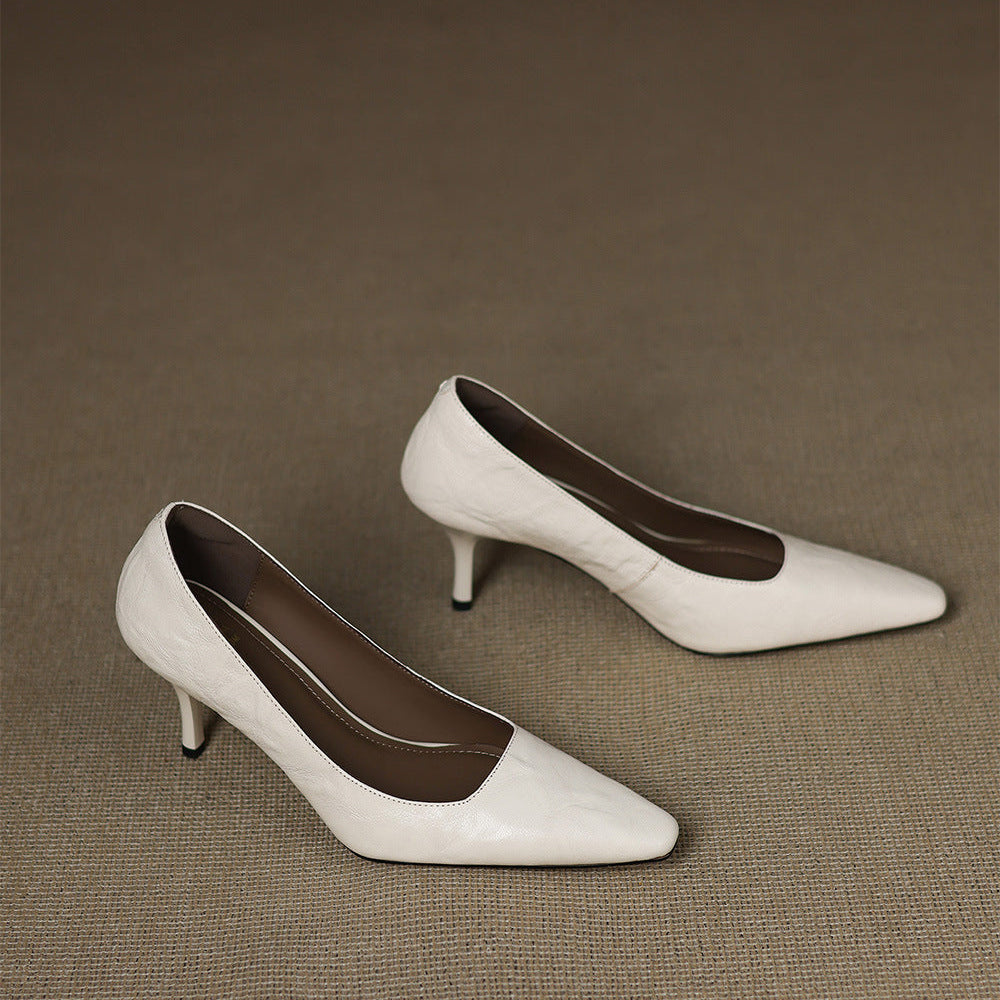 Amanda | Genuine Leather Heels