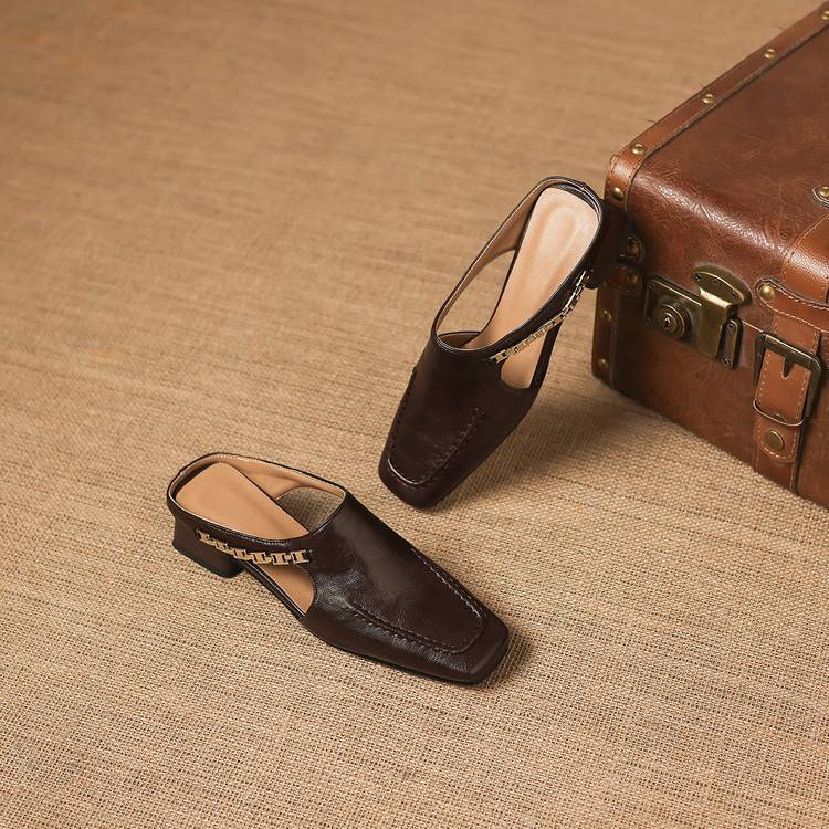 Veronica | Genuine Leather Mules