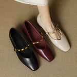Zara | Genuine Leather Ballet Flats