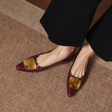 Louisa | Genuine Leather Ballet Flats