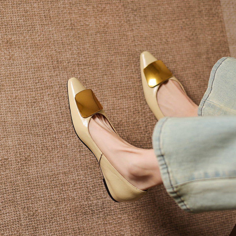 Louisa | Genuine Leather Ballet Flats