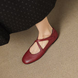 Ada | Genuine Leather Ballet Flats