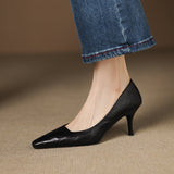 Amanda | Genuine Leather Heels