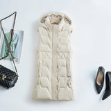 Bridget | Long Hooded Gilet