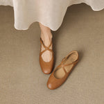 Ada | Genuine Leather Ballet Flats