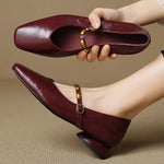 Zara | Genuine Leather Ballet Flats