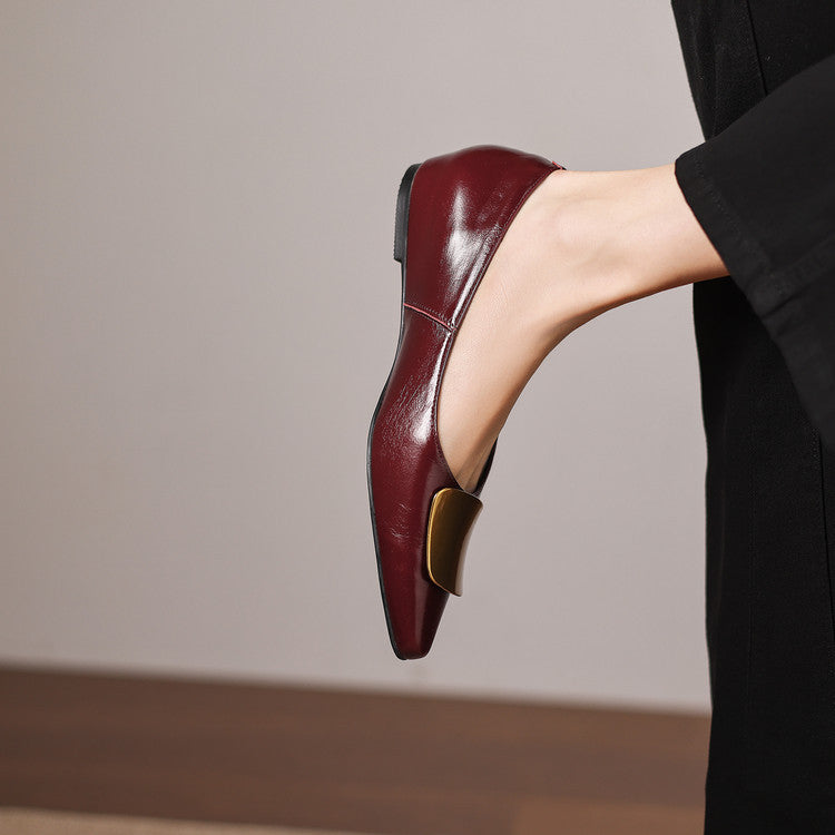 Louisa | Genuine Leather Ballet Flats