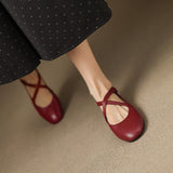 Ada | Genuine Leather Ballet Flats