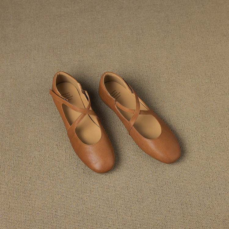 Ada | Genuine Leather Ballet Flats