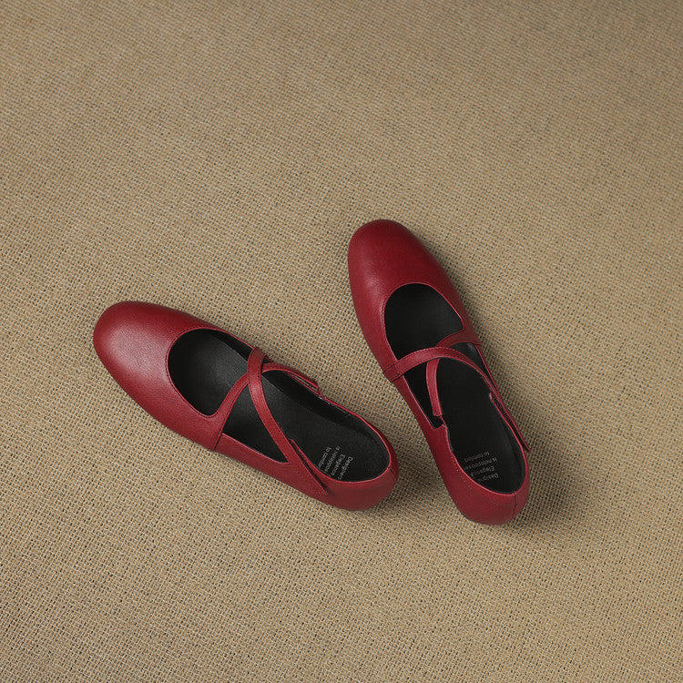 Ada | Genuine Leather Ballet Flats