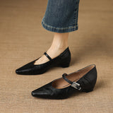 Tamsin | Pointed-Toe Mary Jane Shoe
