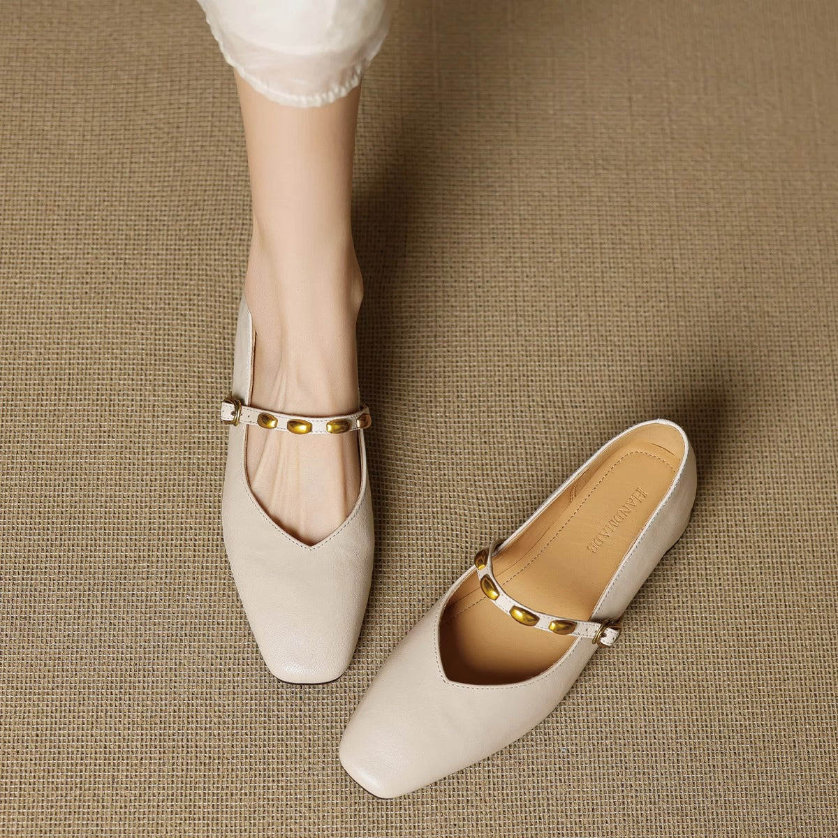 Zara | Genuine Leather Ballet Flats