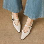 Tamsin | Pointed-Toe Mary Jane Shoe