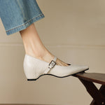 Tamsin | Pointed-Toe Mary Jane Shoe