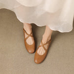 Ada | Genuine Leather Ballet Flats