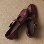 Queenie | Round-Toe Mary Jane Shoe