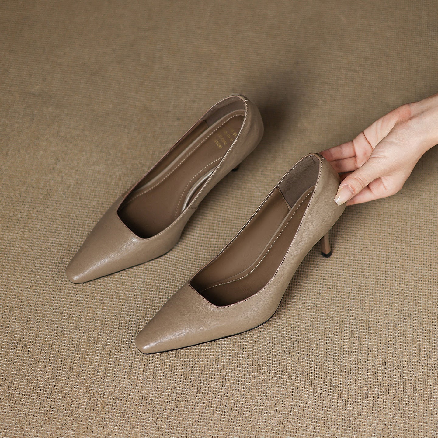 Amanda | Genuine Leather Heels