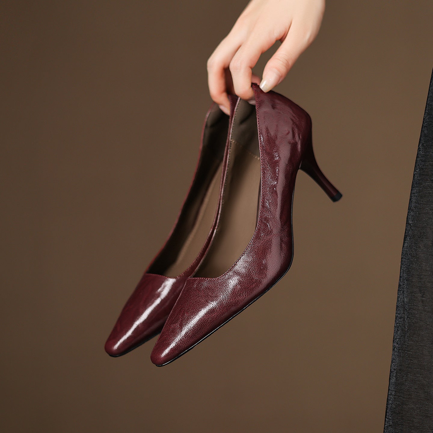 Amanda | Genuine Leather Heels