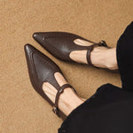 Tabitha | Genuine Leather Court Shoes