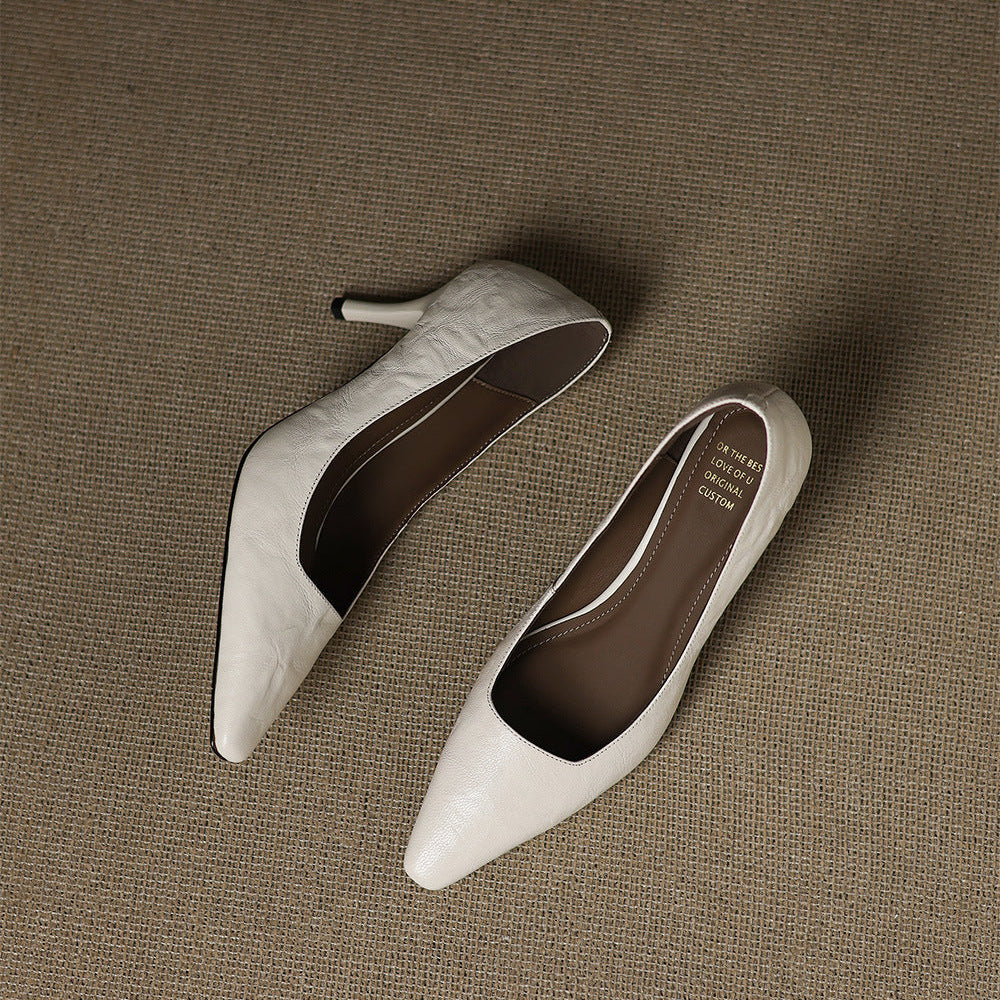 Amanda | Genuine Leather Heels