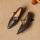 Tabitha | Genuine Leather Court Shoes