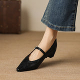 Tamsin | Pointed-Toe Mary Jane Shoe