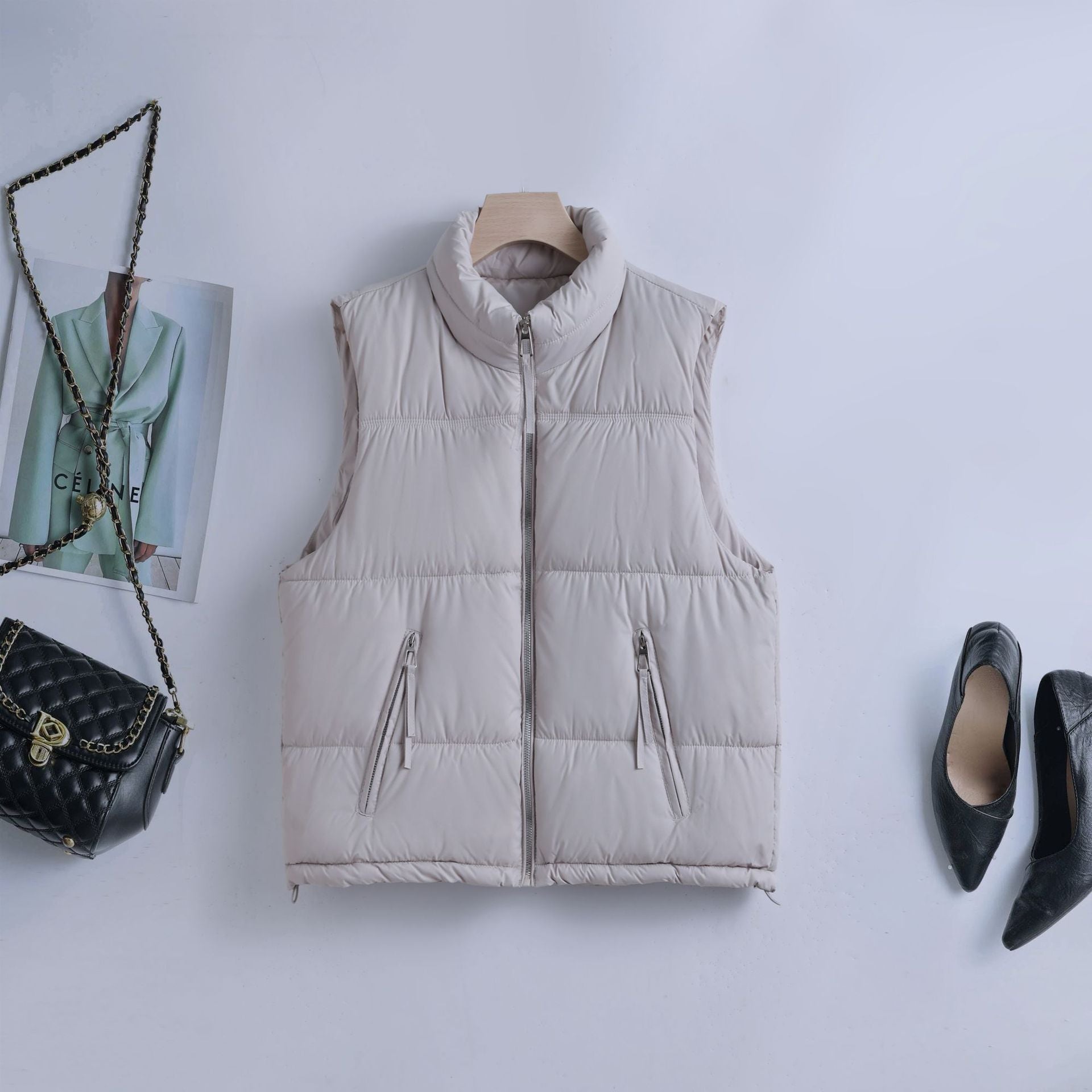 Ellen | Two-Way Zip Gilet
