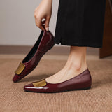 Louisa | Genuine Leather Ballet Flats
