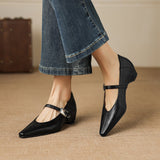 Tamsin | Pointed-Toe Mary Jane Shoe