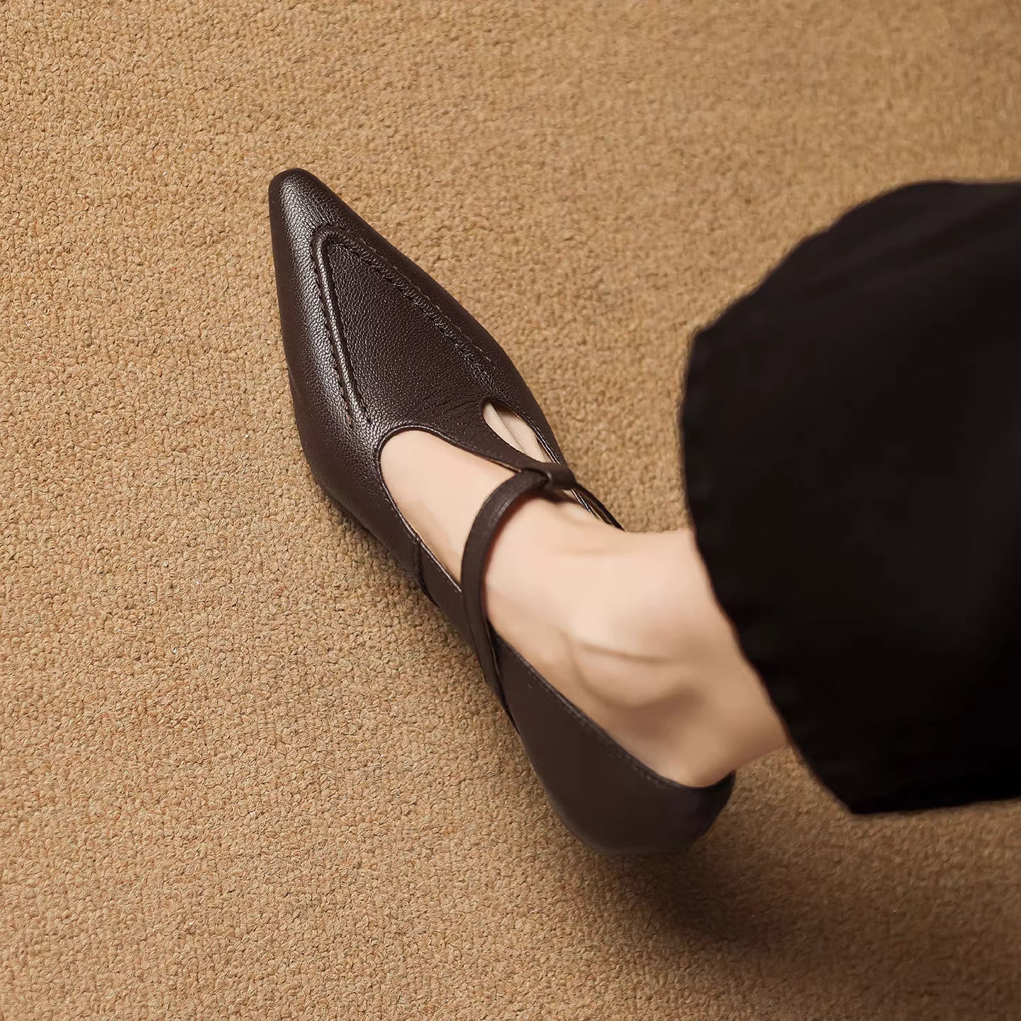 Tabitha | Genuine Leather Court Shoes