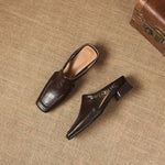 Veronica | Genuine Leather Mules