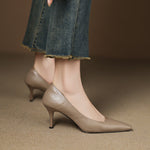 Amanda | Genuine Leather Heels