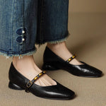 Zara | Genuine Leather Ballet Flats