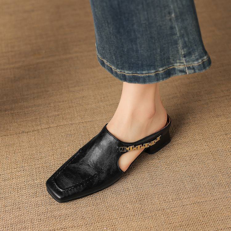 Veronica | Genuine Leather Mules
