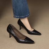 Amanda | Genuine Leather Heels