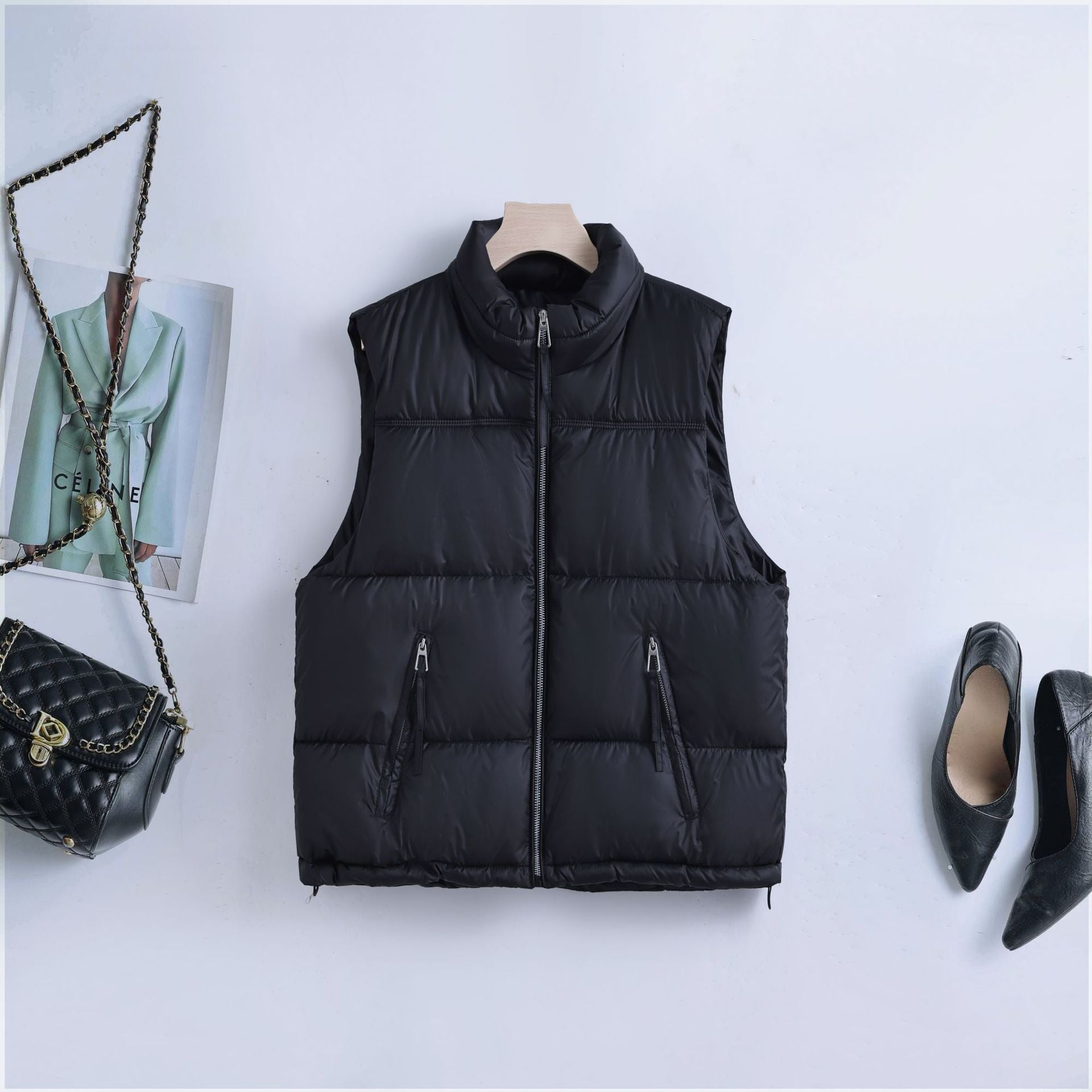Ellen | Two-Way Zip Gilet