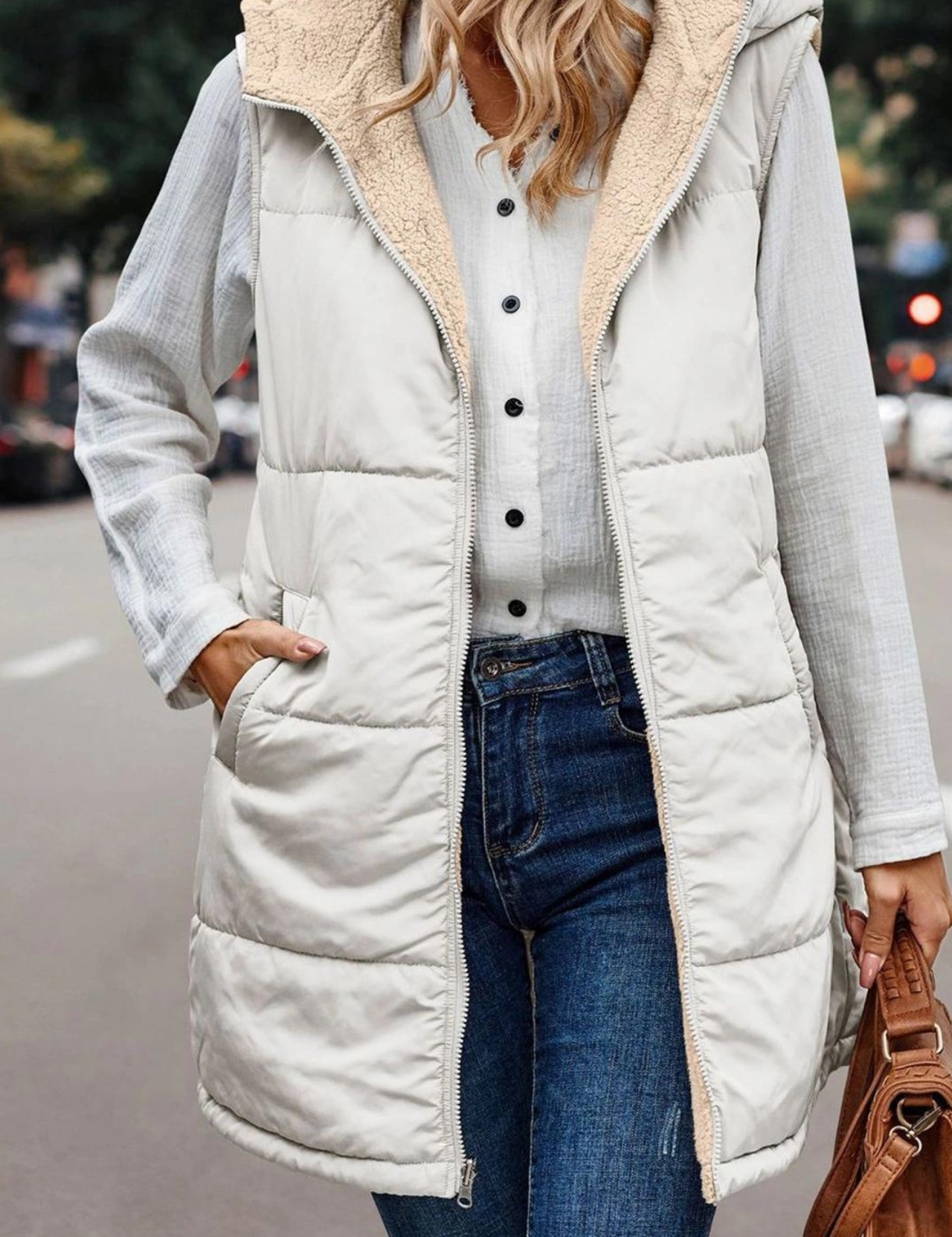 Ruth | Hooded Gilet