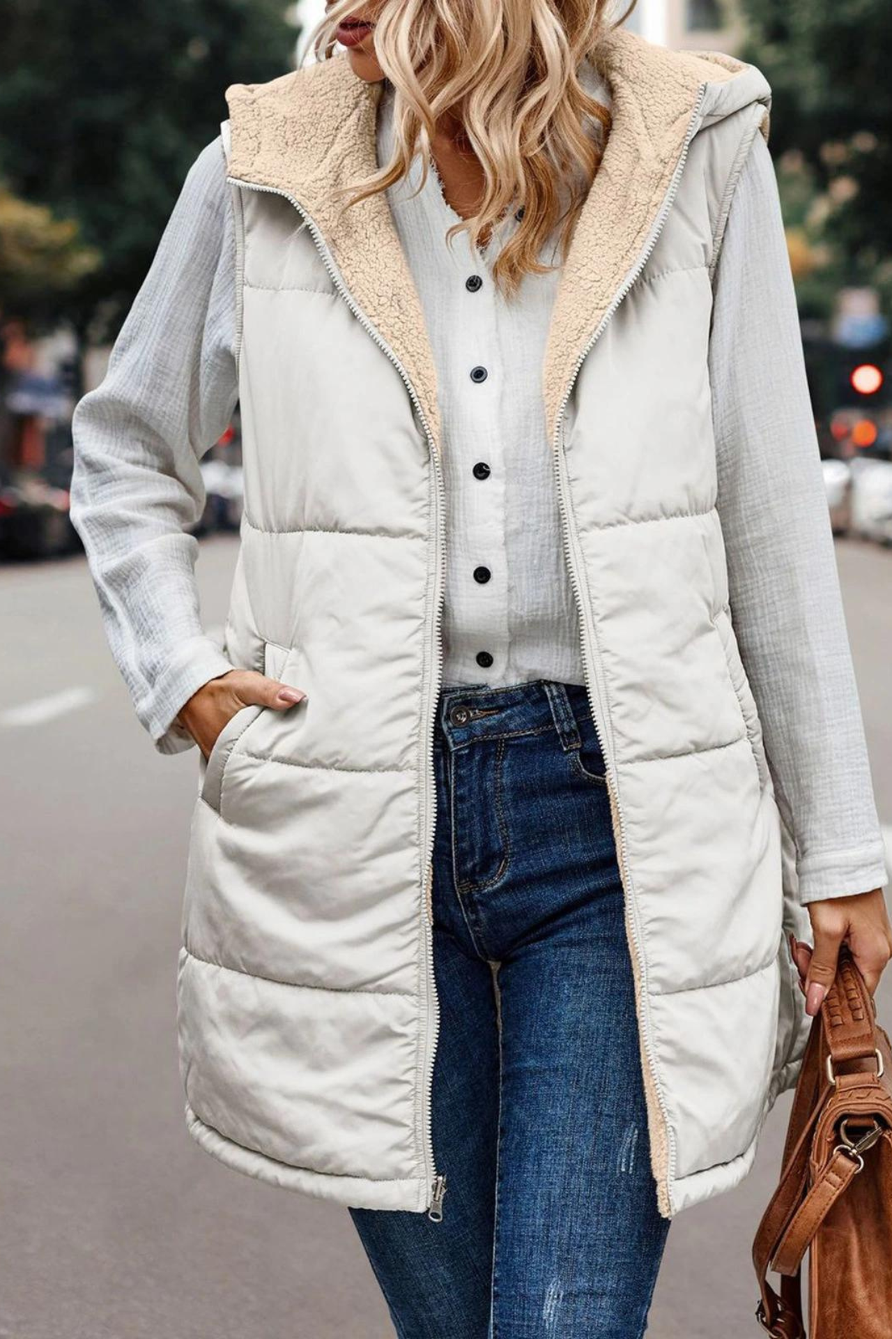 Ruth | Hooded Gilet