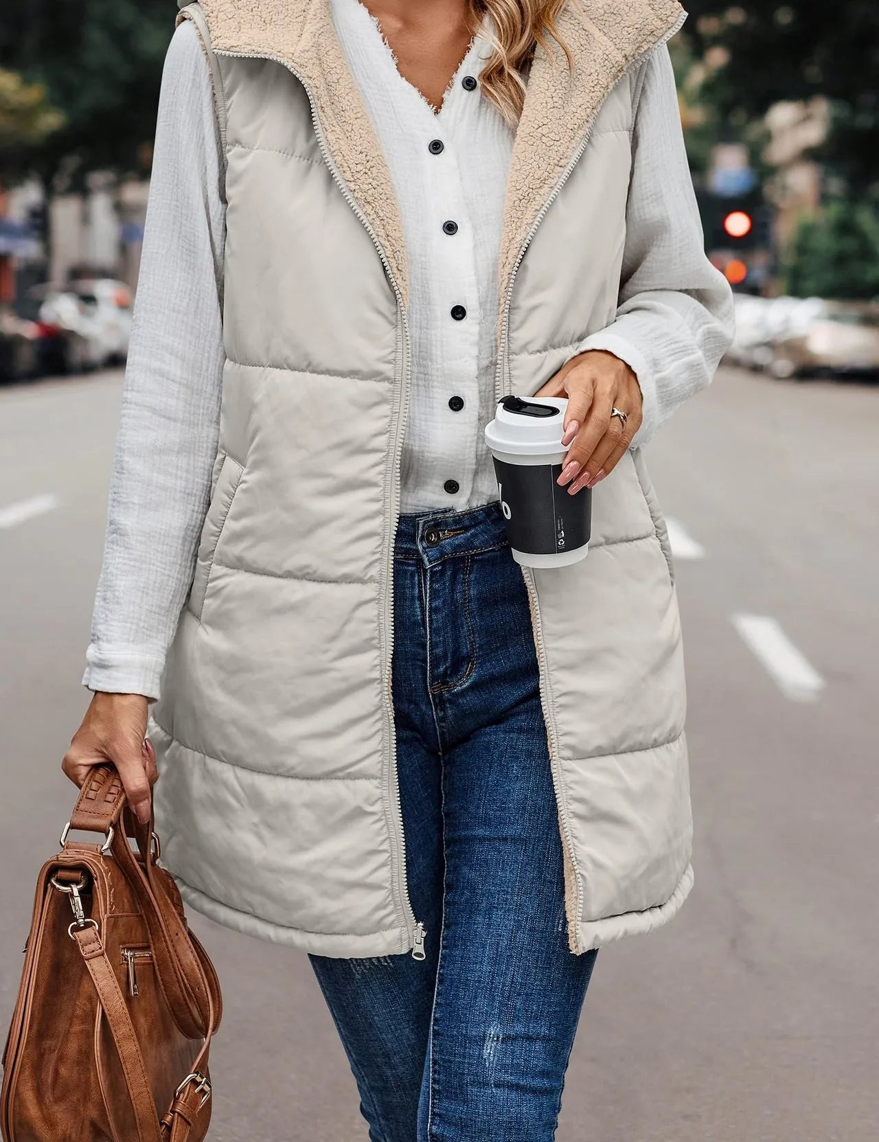 Ruth | Hooded Gilet