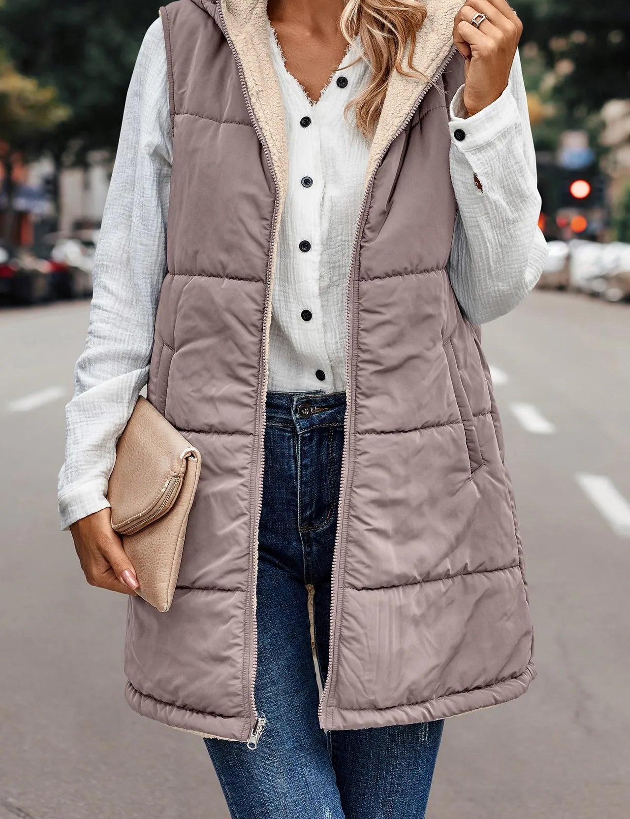Ruth | Hooded Gilet
