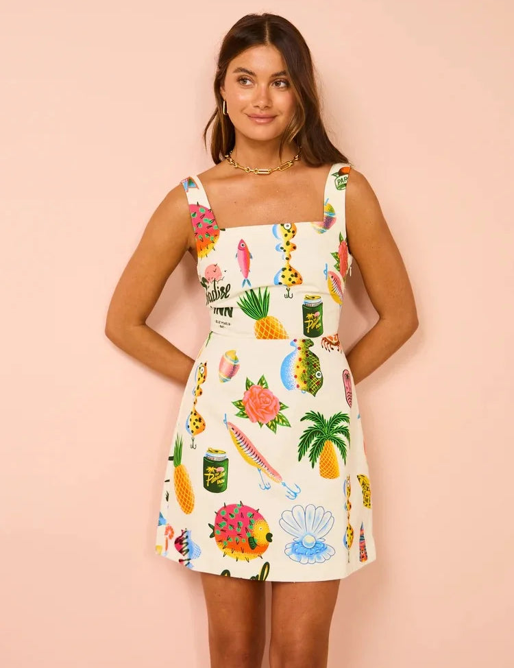 Ivy | Tropical Floral Dress