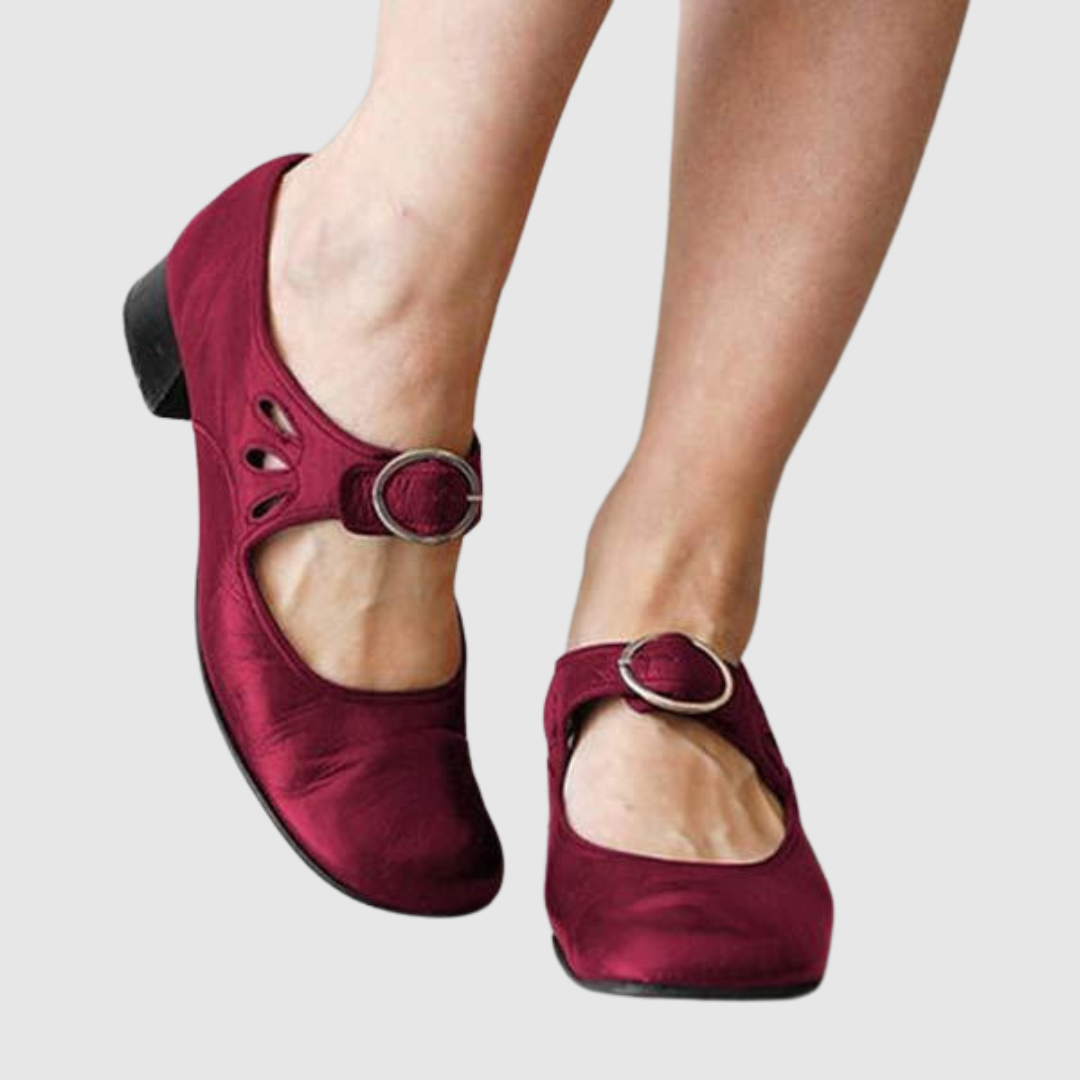 Daisy | Leather Mary Jane Clogs