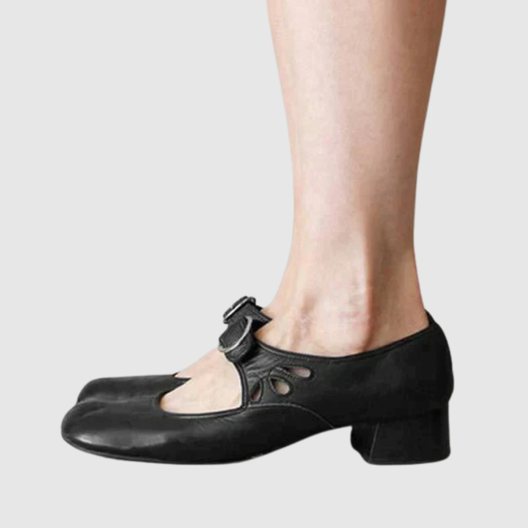 Daisy | Leather Mary Jane Clogs