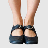 Daisy | Leather Mary Jane Clogs