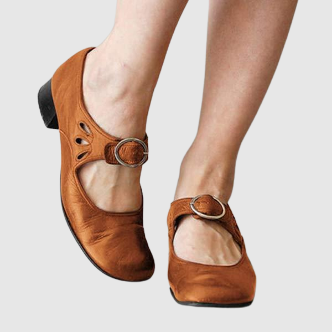 Daisy | Leather Mary Jane Clogs
